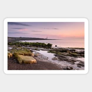 Daybreak, St Mary's Lighthouse Sticker